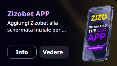 Zizobet app aggiungi alla schermata iniziale