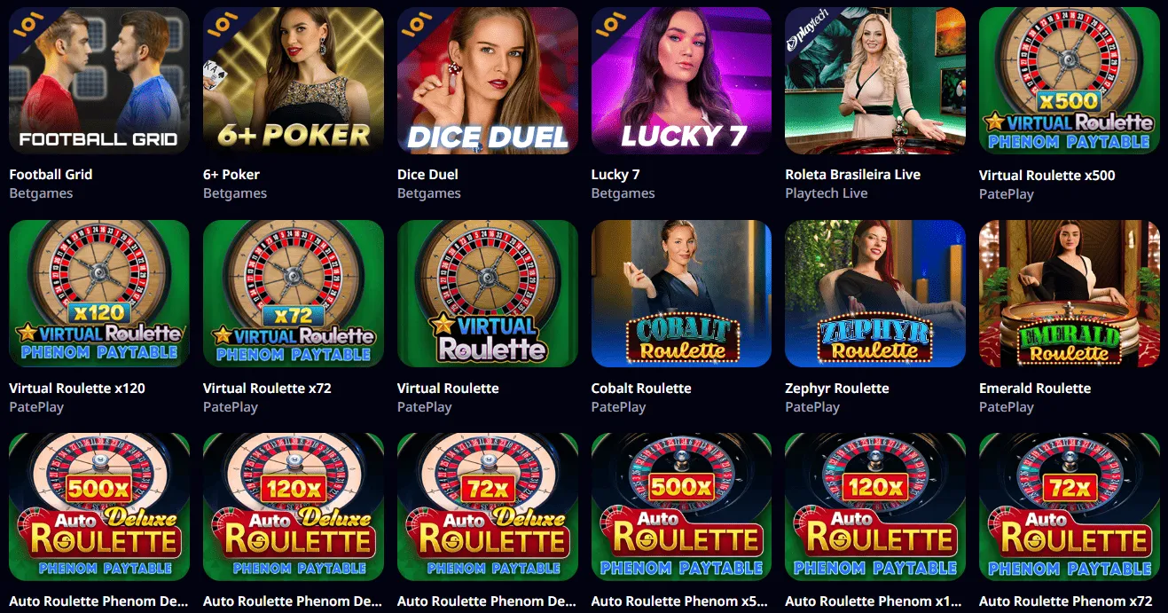 Casinò live su Zizobet